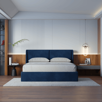 Ruby Upholstered Double Bed in Premium Fabric