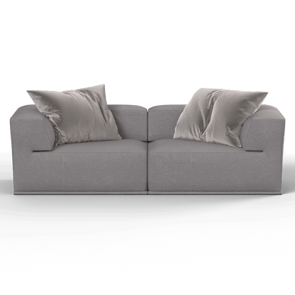 Savile Sofa — Compact Form with Wide Straight Armrests