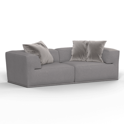 Savile Sofa — Compact Form with Wide Straight Armrests