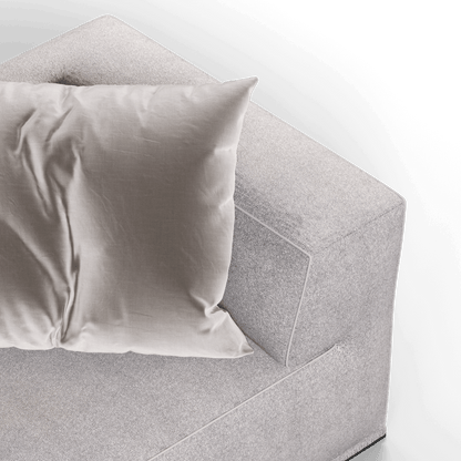 Savile Sofa — Compact Form with Wide Straight Armrests