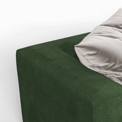 Savile Sofa — Compact Form with Wide Straight Armrests