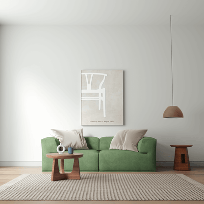 Savile Sofa — Compact Form with Wide Straight Armrests