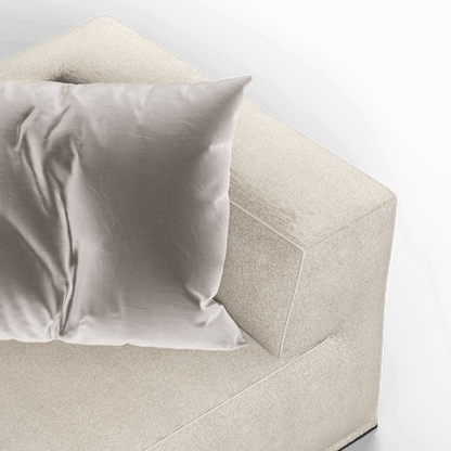 Savile Sofa — Compact Form with Wide Straight Armrests