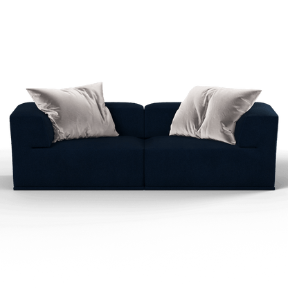 Savile Sofa — Compact Form with Wide Straight Armrests