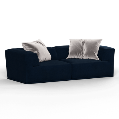 Savile Sofa — Compact Form with Wide Straight Armrests