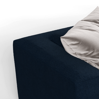 Savile Sofa — Compact Form with Wide Straight Armrests