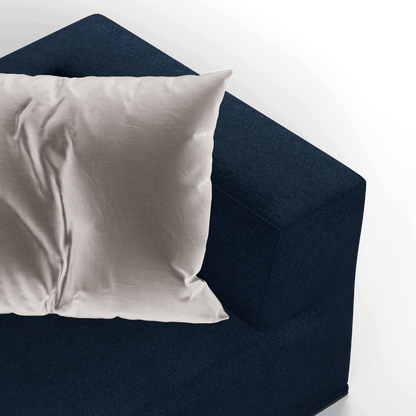 Savile Sofa — Compact Form with Wide Straight Armrests
