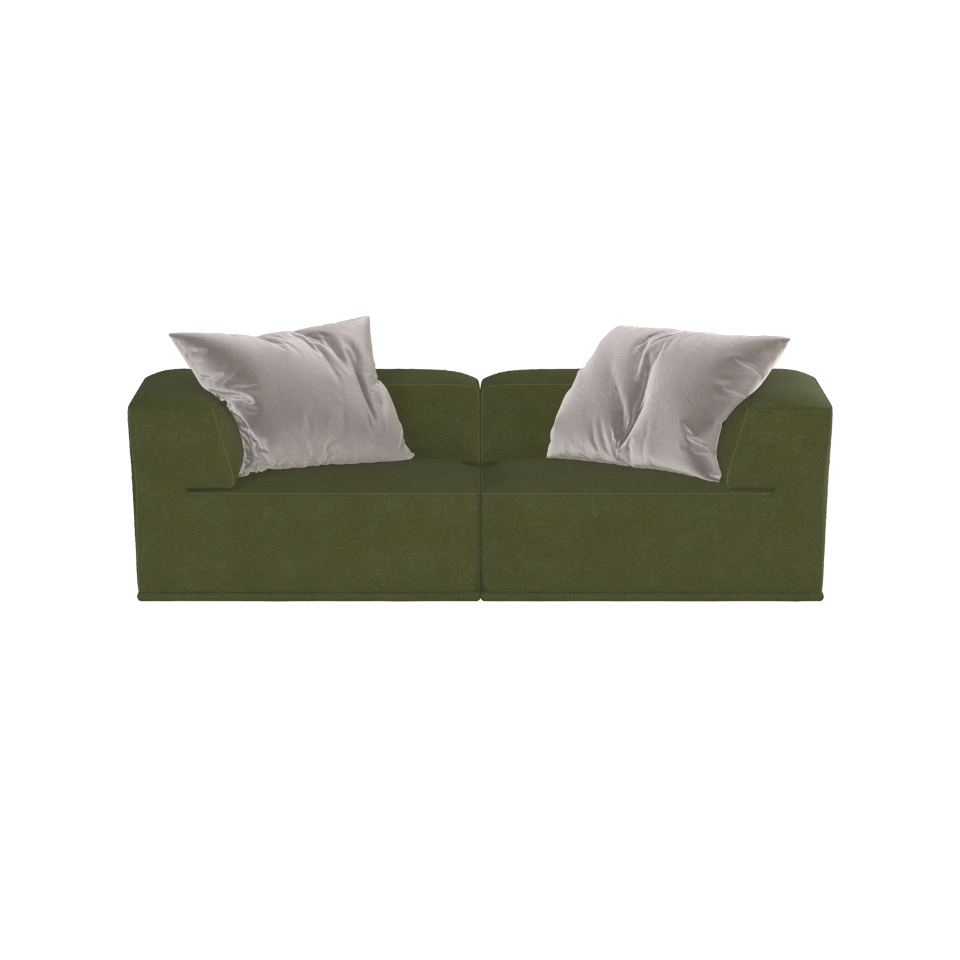 Savile Sofa — Compact Form with Wide Straight Armrests