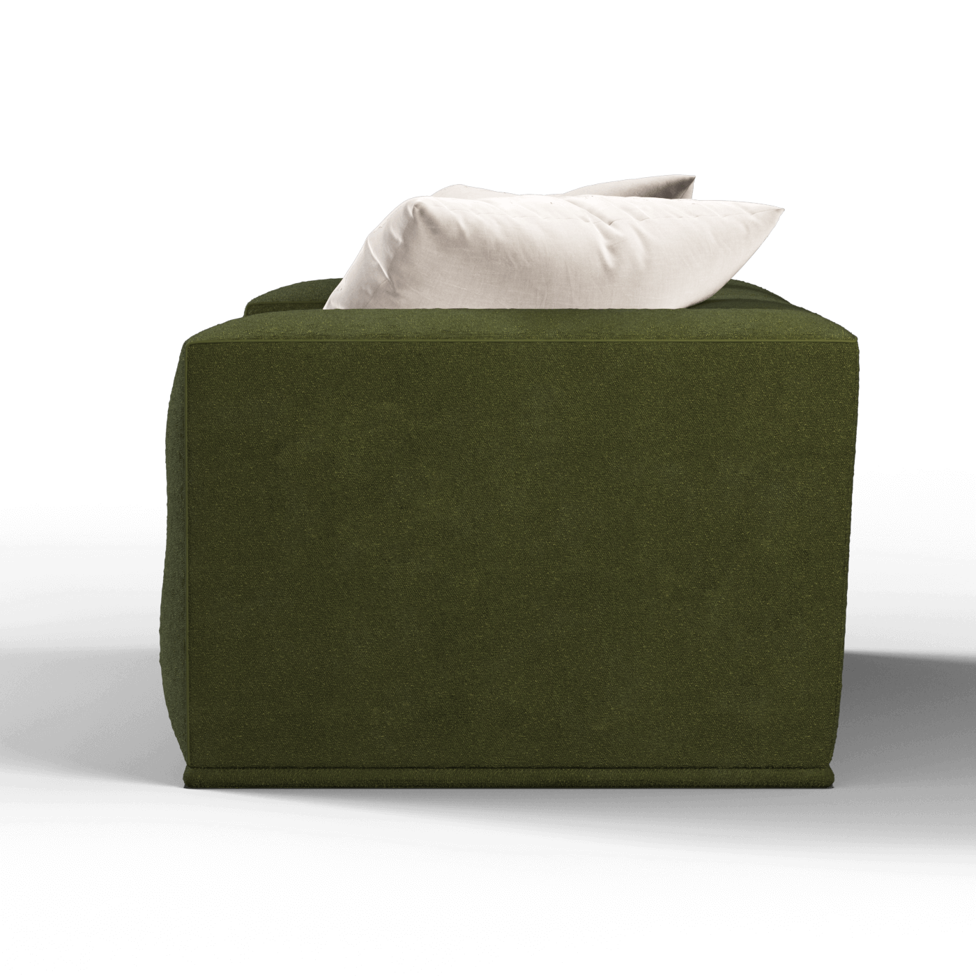 Savile Sofa — Compact Form with Wide Straight Armrests
