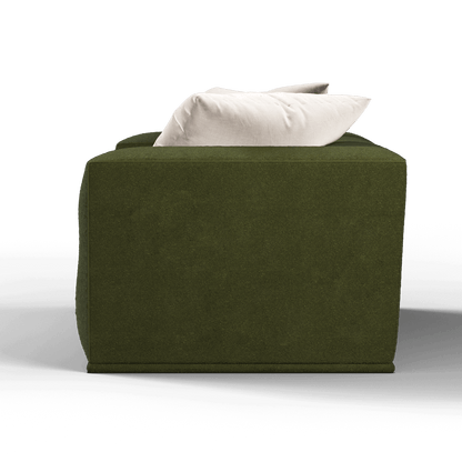 Savile Sofa — Compact Form with Wide Straight Armrests