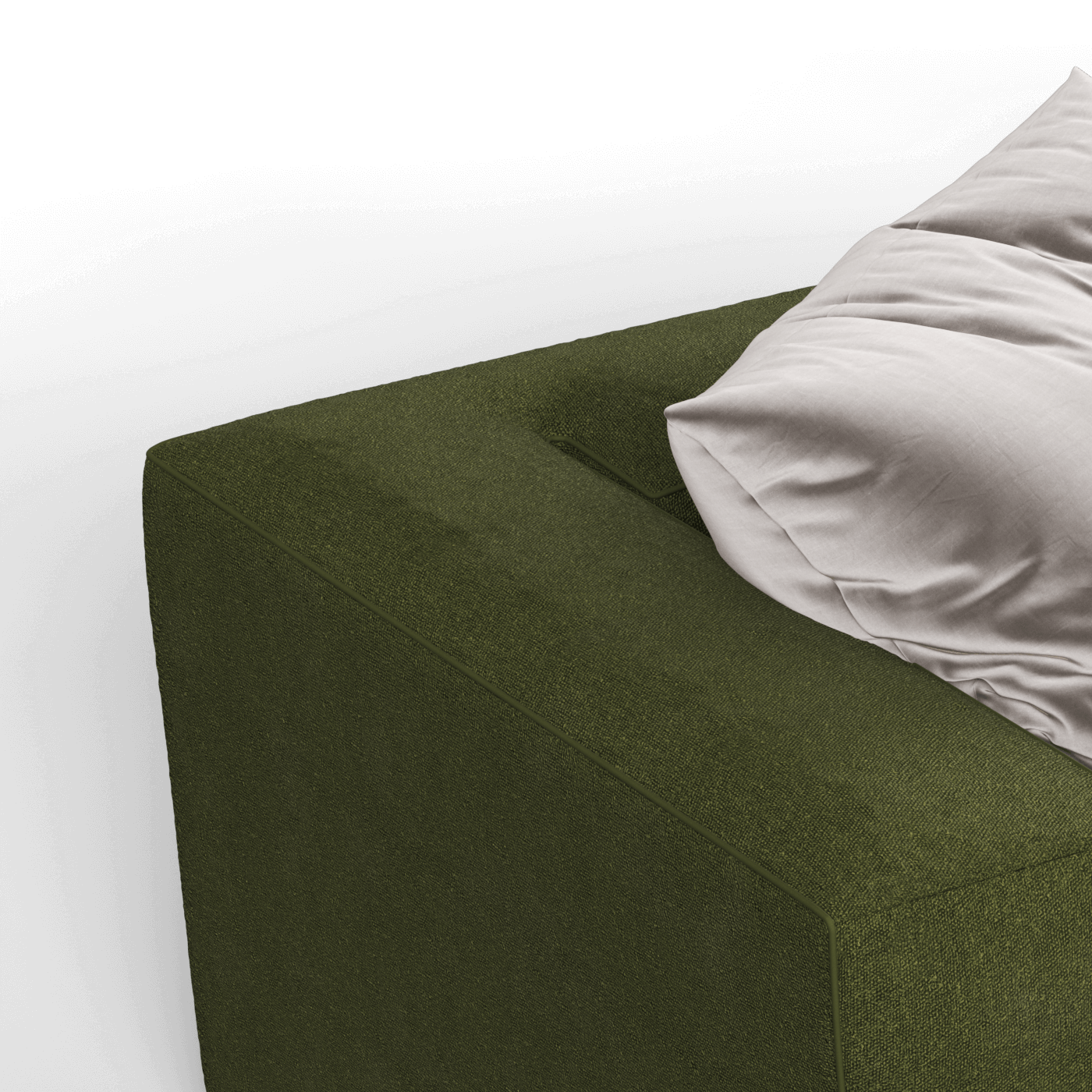 Savile Sofa — Compact Form with Wide Straight Armrests