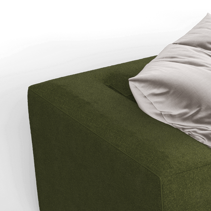 Savile Sofa — Compact Form with Wide Straight Armrests