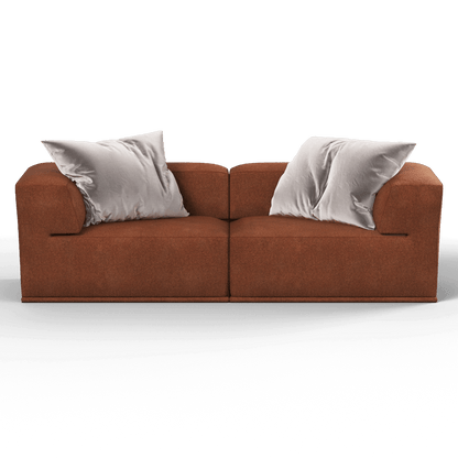 Savile Sofa — Compact Form with Wide Straight Armrests