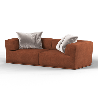 Savile Sofa — Compact Form with Wide Straight Armrests