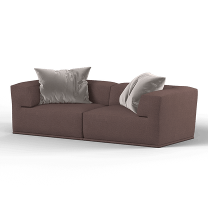 Savile Sofa — Compact Form with Wide Straight Armrests