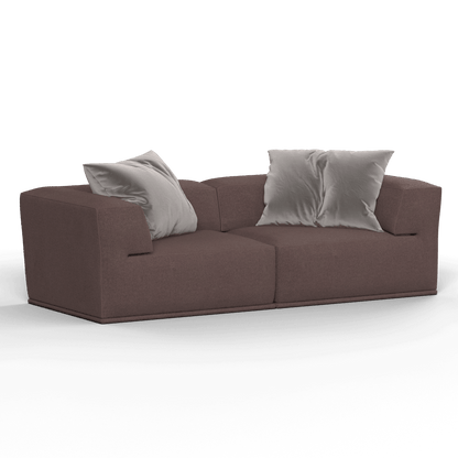 Savile Sofa — Compact Form with Wide Straight Armrests