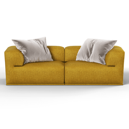 Savile Sofa — Compact Form with Wide Straight Armrests