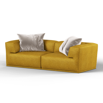 Savile Sofa — Compact Form with Wide Straight Armrests