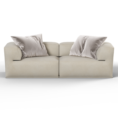 Savile Sofa — Compact Form with Wide Straight Armrests