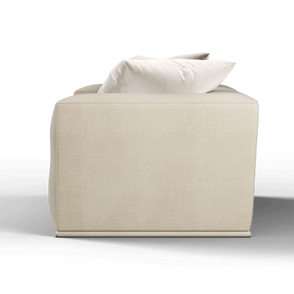 Savile Sofa — Compact Form with Wide Straight Armrests
