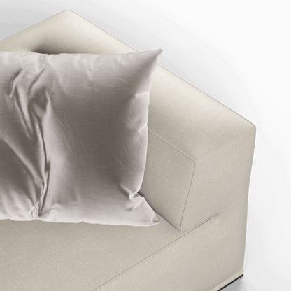 Savile Sofa — Compact Form with Wide Straight Armrests