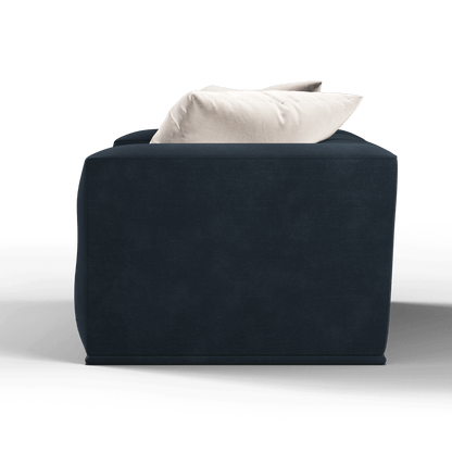 Savile Sofa — Compact Form with Wide Straight Armrests