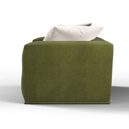 Savile Sofa — Compact Form with Wide Straight Armrests