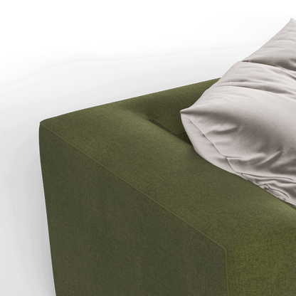 Savile Sofa — Compact Form with Wide Straight Armrests