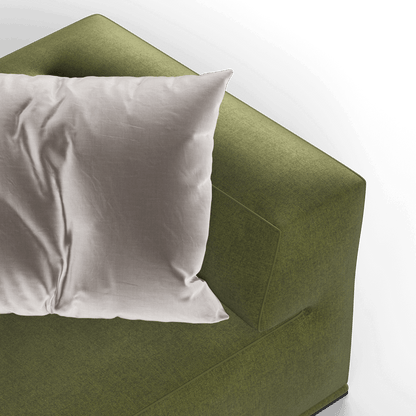 Savile Sofa — Compact Form with Wide Straight Armrests