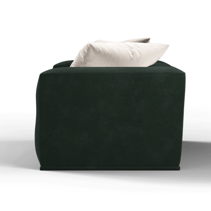 Savile Sofa — Compact Form with Wide Straight Armrests
