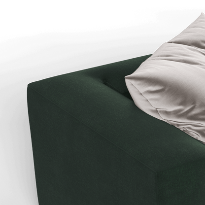 Savile Sofa — Compact Form with Wide Straight Armrests
