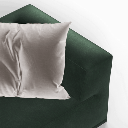 Savile Sofa — Compact Form with Wide Straight Armrests