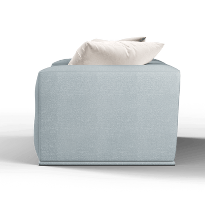 Savile Sofa — Compact Form with Wide Straight Armrests