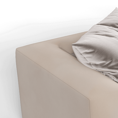 Savile Sofa — Compact Form with Wide Straight Armrests