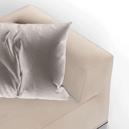 Savile Sofa — Compact Form with Wide Straight Armrests