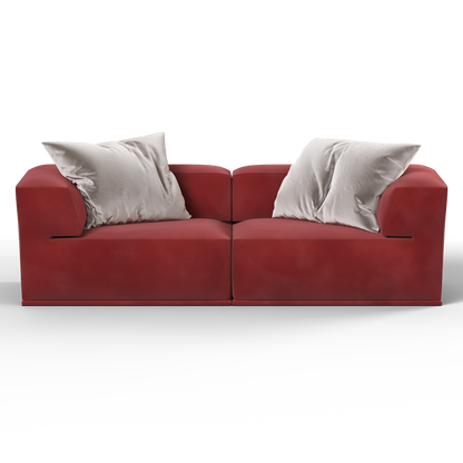 Savile Sofa — Compact Form with Wide Straight Armrests