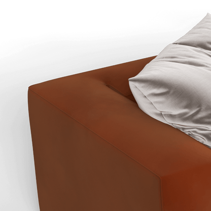 Savile Sofa — Compact Form with Wide Straight Armrests