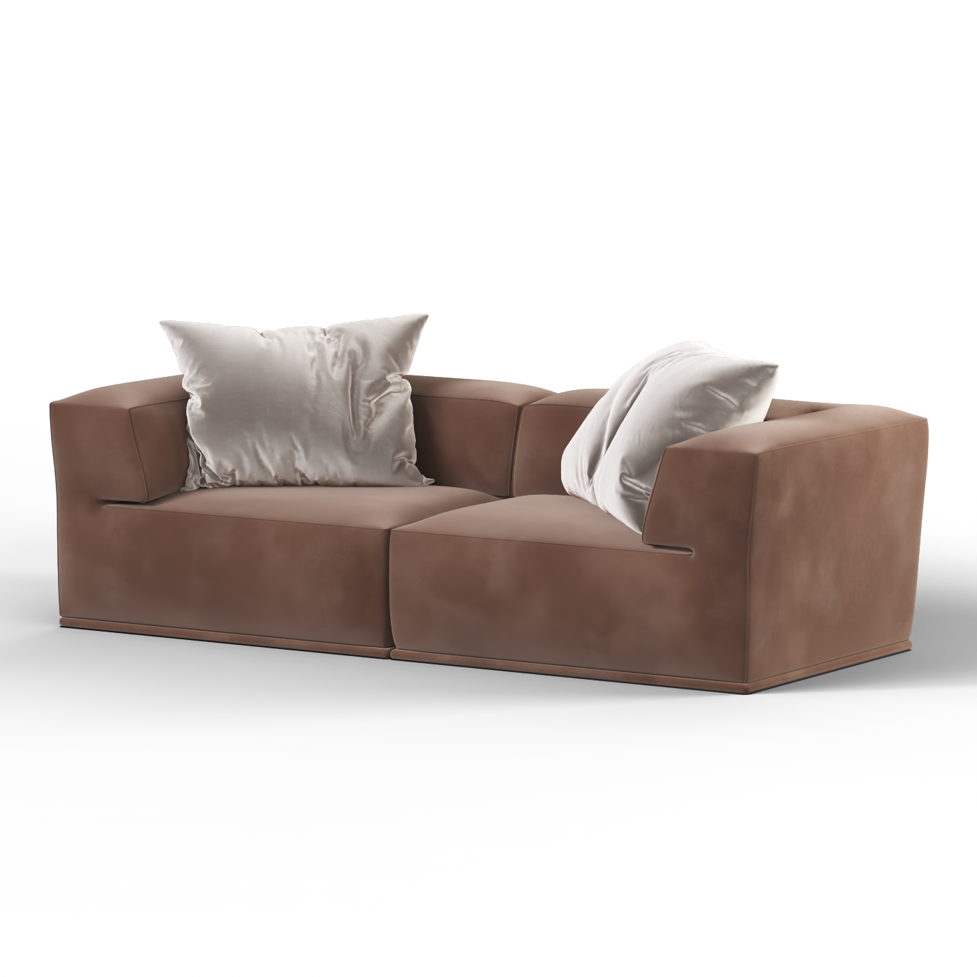 Savile Sofa — Compact Form with Wide Straight Armrests