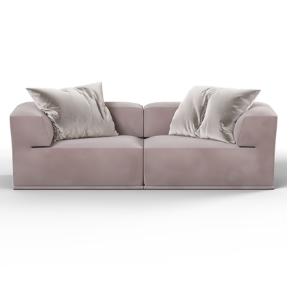 Savile Sofa — Compact Form with Wide Straight Armrests