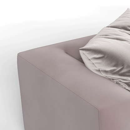 Savile Sofa — Compact Form with Wide Straight Armrests