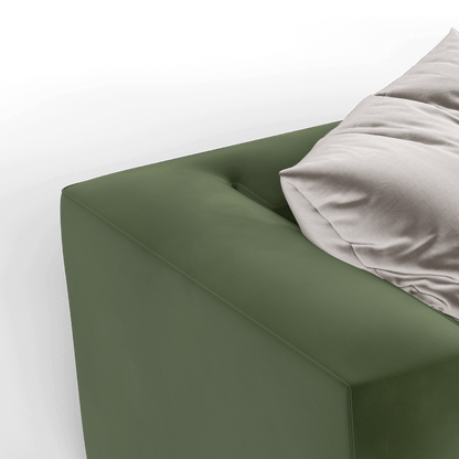 Savile Sofa — Compact Form with Wide Straight Armrests