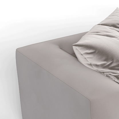 Savile Sofa — Compact Form with Wide Straight Armrests