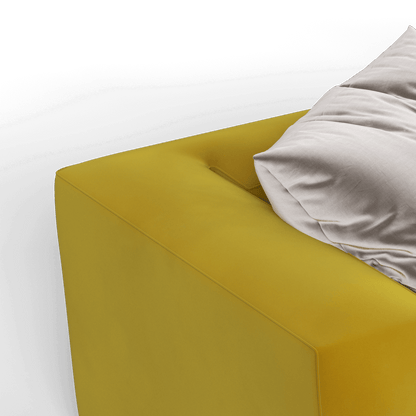 Savile Sofa — Compact Form with Wide Straight Armrests