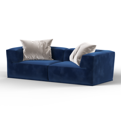 Savile Sofa — Compact Form with Wide Straight Armrests