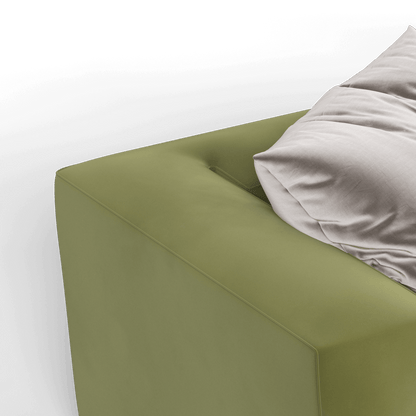 Savile Sofa — Compact Form with Wide Straight Armrests
