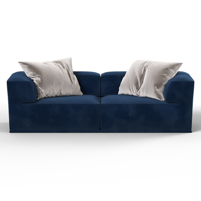 Savile Sofa — Compact Form with Wide Straight Armrests