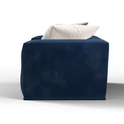Savile Sofa — Compact Form with Wide Straight Armrests