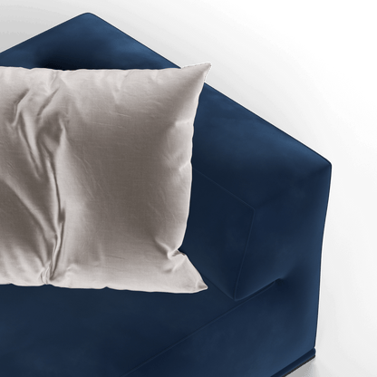 Savile Sofa — Compact Form with Wide Straight Armrests