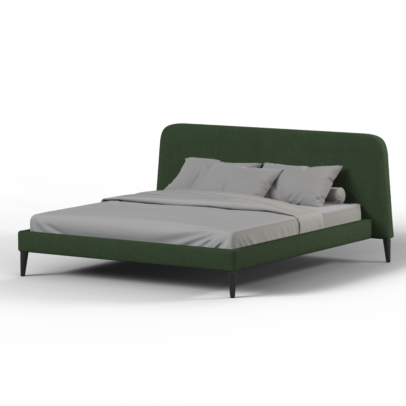 Selma Double Bed with Deep Vertical Tufting