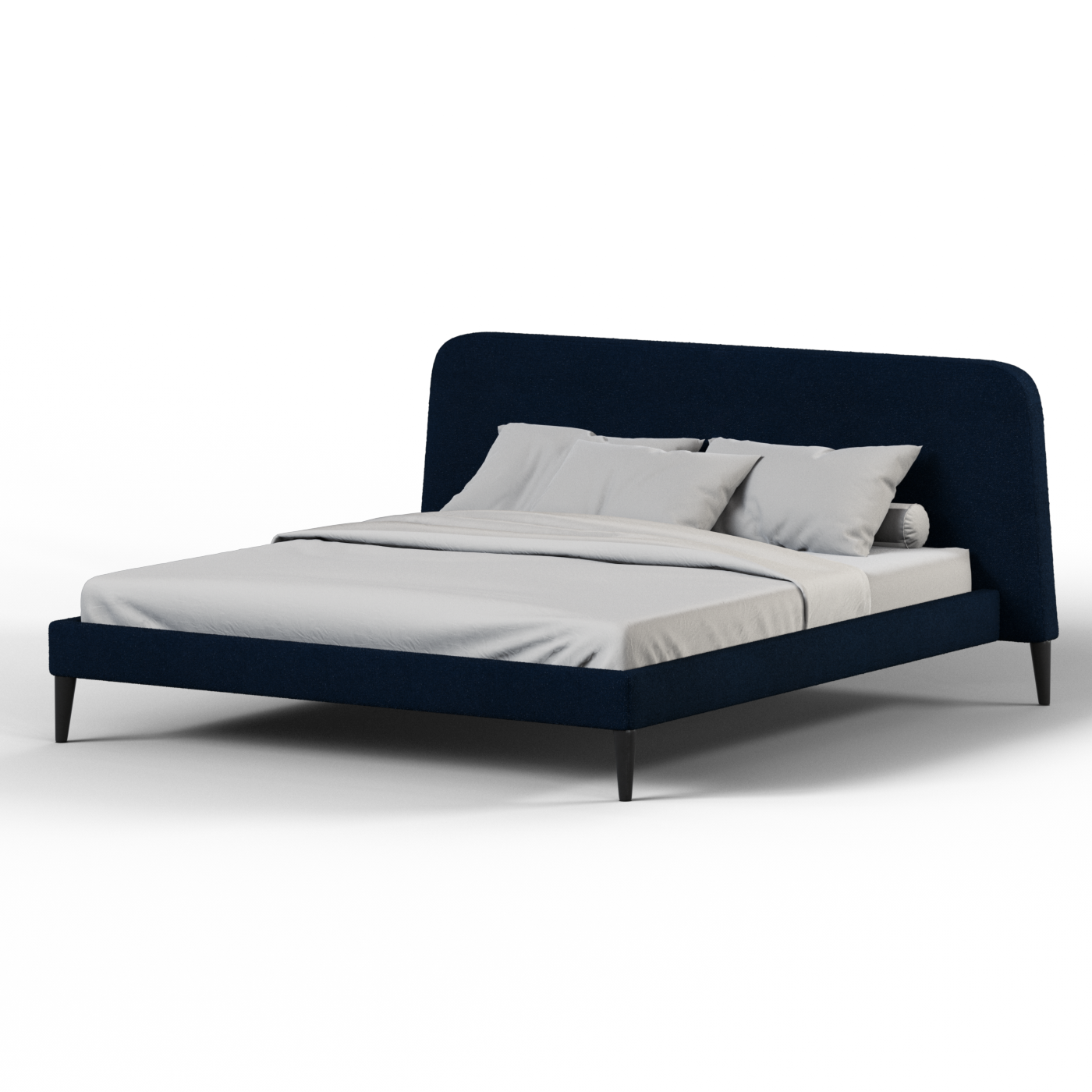 Selma Double Bed with Deep Vertical Tufting